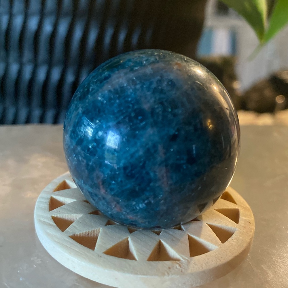 💙 Blue Apatite Spheres — 1.8–1.9” 💙